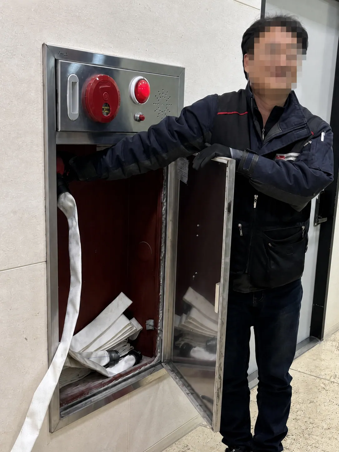 옥내소화전 중심 소방훈련 및 안전교육